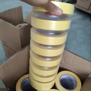 Großhandels preis Qualität 18mm x 50m Auto Masking Tape große Rolle hitze beständig für Auto lackierung