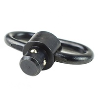 Action Union Durable Noir 1-1/4 "Bouton poussoir en acier à détachement rapide QD Sling Swivel Mount pour les ventes en stock