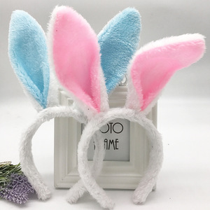 Modische Hot Selling Cute Plüsch Pailletten Kaninchen Ohr Stirnband Osterhasen Damen und Mädchen Stirnband - Product Image 3