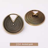 Boutons décoratifs écologiques en alliage de zinc, forme étoile carrée, style dos plat, pour manteaux, pulls tricotés et accessoires de surmanteaux