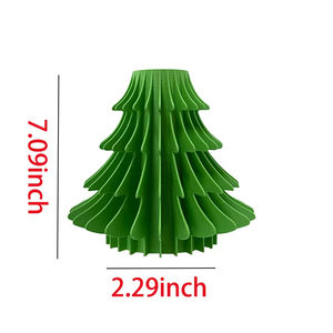 ANTINSKY Abat-jour de Noël imprimé en 3D ART DECO, couvercle de lampe créatif minimaliste pour chambre - Product Image 2