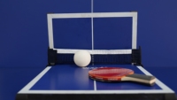 Mini table de tennis de table pour les rassemblements de jeux pour enfants à la maison ou en classe