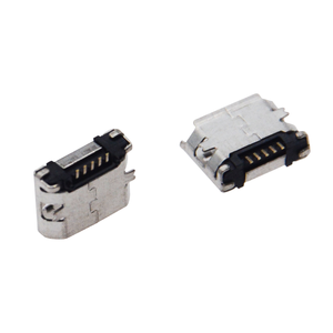 Connecteur Micro USB 5 broches femelle SMT, avec ou sans bride et supports de montage, connecteur à montage en surface - Product Image 5