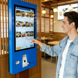 Kiosco de Pago de Comida Rápida Burger King de 27/32 Pulgadas, Terminal de Autoservicio con Impresora/Escáner/<span class=keywords><strong>Lector</strong></span> - Product Image 2