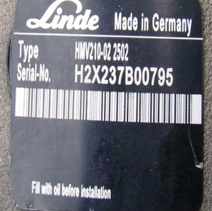 Moteur à piston hydraulique série ATO HMV HMV210 HMV210-02 2502 N° de série H2X237B00795 - Product Image 5