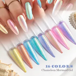 Cung cấp móng tay Tắc Kè Hoa Nàng Tiên Cá Gel lâu dài Gel Polish