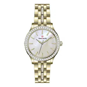 New Large Men's Watch Fashion Full Diamond Digital Quartz Waterproof True Belt Watch Valentine's Day Gift