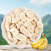 Panxiangyuan Suikerarm Gefreeze-droogde Gesneden Bananen Gedroogd Fruit Snack Bulkverpakking