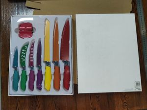 Ensemble <span class=keywords><strong>de</strong></span> <span class=keywords><strong>couteaux</strong></span> <span class=keywords><strong>de</strong></span> ligne <span class=keywords><strong>de</strong></span> royauté <span class=keywords><strong>de</strong></span> conception <span class=keywords><strong>de</strong></span> manche en pierre <span class=keywords><strong>de</strong></span> lame colorée <span class=keywords><strong>de</strong></span> 8 pièces en gros - Product Image 3