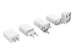 Đối với ul FCC phê duyệt kép USB du lịch sạc Power <span class=keywords><strong>Adapter</strong></span> PSE 5V 2A 9V 1A 12V 1A tương thích Android điện thoại Kindle PC Plug-in - Product Image 3
