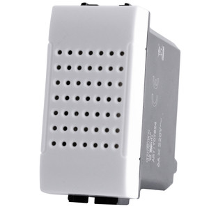 Timbre Blanco 6A X 220V Compatible con el Sistema de Intercomunicación Living International - Product Image 1