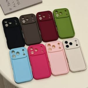 Custodia Ultra Sottile in Silicone Morbido per Fotocamera, Cover Flessibile in TPU Anti-Caduta per <span class=keywords><strong>iPhone</strong></span> 17 16 15 14 <span class=keywords><strong>13</strong></span> 12 11 - Product Image 6
