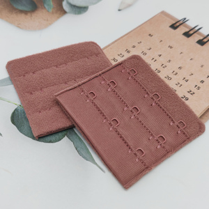 Fermeture arrière à crochets et œillets 3x3 57mm – Fermeture personnalisée pour la confection de soutiens-gorge, accessoires vestimentaires, attaches pour vêtements - Product Image 1