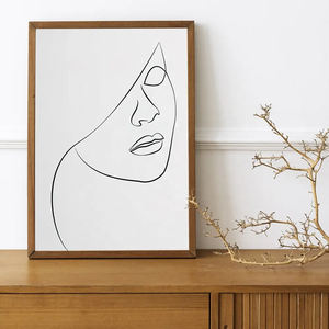 <span class=keywords><strong>Noir</strong></span> <span class=keywords><strong>blanc</strong></span> numérique imprimé mur Art imprime 40x60cm & 50x70cm toile peintures Portrait femmes ligne <span class=keywords><strong>visage</strong></span> moderne <span class=keywords><strong>noir</strong></span> Art <span class=keywords><strong>affiche</strong></span> - Product Image 3