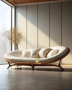 Futuristische Ästhetik moderne Sofa Innendekoration Doppels ofa gute Qualität maßge schneiderte Wohn möbel - Product Image 3