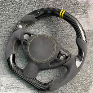 Volant de sport en cuir perforé en PVC personnalisé en fibre de carbone pour <span class=keywords><strong>Infiniti</strong></span> G25 <span class=keywords><strong>G37</strong></span> G35 EX35 EX37 Q40 2017-2015 Modèle Q50 - Product Image 6