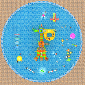 حديقة معدات ملعب المياه بتصميم جديد للأطفال - Product Image 2