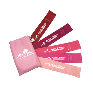 Benutzer definierte Logo Yoga Gummibänder Set Fitness <span class=keywords><strong>Elastic</strong></span> Gym Workout Übung Latex Hüft widerstands bänder für Frauen - Product Image 1