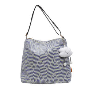 Bolso de tela elegante, bolso de gran capacidad para mujer, bolso cruzado, bolso informal versátil - Product Image 1