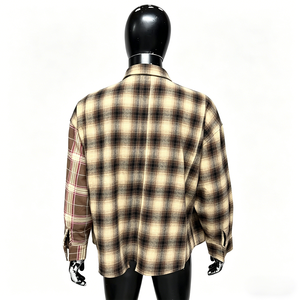 Camisas de Hombre a Cuadros, de Algodón, Manga Larga, Estilo Desgastado, Personalizadas y Modernas - Product Image 3
