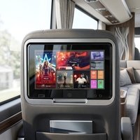Moniteur de bus Android avec écran LCD IPS de 10 pouces, GPS et Android Auto pour le divertissement des passagers et la publicité commerciale