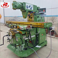 Machine à fraiser manuelle à tête pivotante universelle X6240, machine à découper le métal lourd avec une rigidité élevée, une large plage de vitesse d'alimentation
