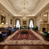 Tapis sur mesure haut de gamme en laine et nylon Axminster pour hôtel 5 étoiles