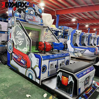 Konsol Permainan Tembak Bola Mad Shoot yang Populer Menjual Mesin Lotre Arcade Mad Shoot 3 yang Menggunakan Koin untuk Anak-anak di Taman Bermain