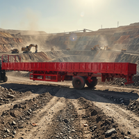 Semi-remorque à ridelles latérales en acier de 40 à 80 tonnes