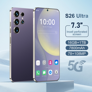 สมาร์ทโฟน <span class=keywords><strong>S26</strong></span> Ultra รุ่นฮิตขายดีปี 2025 ชิปประมวลผล Deca Core MTK แรม 16GB ความจุ 1TB กล้องคู่ 108MP หน้าจอ 7.3 นิ้ว HD AMOLED 120Hz รองรับภาษาสเปน/ฝรั่งเศส/เยอรมัน - Product Image 6