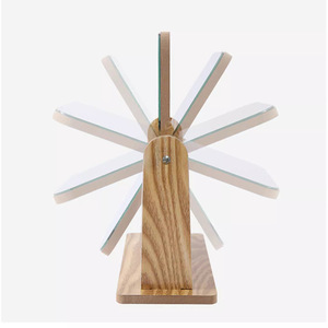 Popular desktop makeup <b>mirror</b>, home use wooden rotating square <b>vanity</b> <b>mirror</b>, large size, high-definition desktop makeup <b>mirror</b> - Product Image 4