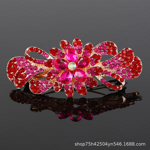 كوري طراز ريترو كريستال أنيق أنيق 9 ملابس رأس للكبار ملحق ذيل حصان الربيع مصنوع من سبيكة أنيقة - Product Image 5