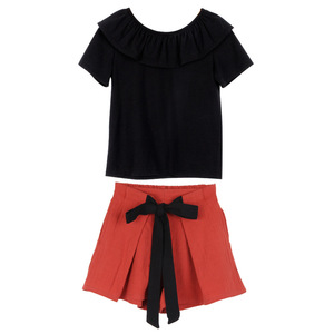T-shirts pour enfants, boutique pour filles, 2 ensembles de robes chemises pour filles, acheter directement auprès du fabricant chinois - Product Image 1