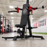 Presse à épaules assise robuste, équipement de musculation professionnel réglable pour la musculation