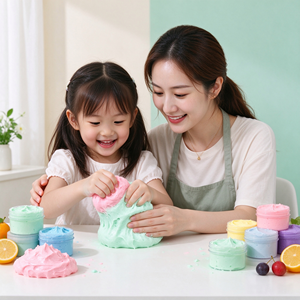 Kit de slime au beurre super doux et non collant en gros, mini jouet de modelage en plastique DIY, cadeaux d'anniversaire pour enfants - Product Image 5