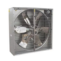 Système de ventilation pour élevages avicoles LONGWELL, ventilateur d'évacuation mural pour serres industrielles, ventilateurs axiaux de 48 pouces, 50 pouces, 60 pouces