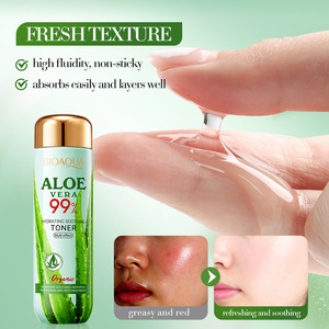 BIOAQUA Organique Visage Hydratant Hydratant Pores Réduire Le Contrôle De L'huile Lissant La Peau <span class=keywords><strong>Aloe</strong></span> Vera Visage Peau <span class=keywords><strong>Toner</strong></span> - Product Image 6