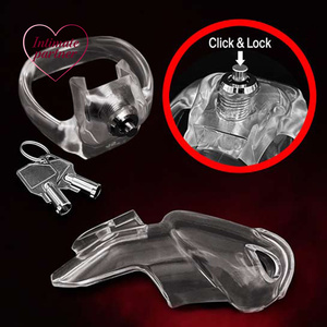 Dispositivo de <span class=keywords><strong>Castidad</strong></span> Masculino de Resina HT-V5 Click&Lock, Jaula para Pene Cobra, Anillo para Pene, Funda con Bloqueo, Jaula para Pene, Cinturón de Bondage, Juguete Sexual Fetiche para Hombres - Product Image 2