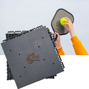 Carreaux de terrain de pickleball à emboîtement de qualité supérieure Revêtement de sol à haute durabilité Basketball d'intérieur à faible entretien Certifié FIBA PP - Product Image 1
