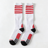 Échantillon Gratuit : Chauffe-jambes de football pour enfants, pour entraînement quotidien, avec semelle en tissu éponge de qualité supérieure, maintien montant jusqu'à la cuisse, logo personnalisé, antibactérien