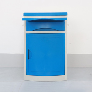 Kareway Medical Bedside Cabinet Blue ABS <b>Storage</b> <b>Unit</b> For Hospital And Nursing Home Use - Product Image 3