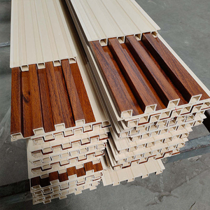 Revêtement mural en composite <span class=keywords><strong>bois</strong></span>-plastique (WPC) imperméable, carré, creux, best-seller, <span class=keywords><strong>pour</strong></span> appartements et bureaux - Product Image 6