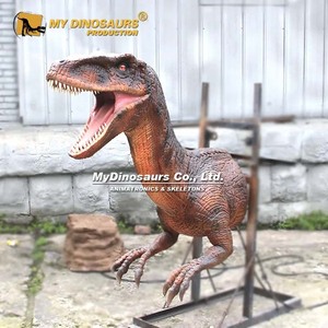 MY Dino <span class=keywords><strong>Escape</strong></span> <span class=keywords><strong>Room</strong></span> Montaje en pared Mecánico Raptor Cabeza de dinosaurio - Product Image 4