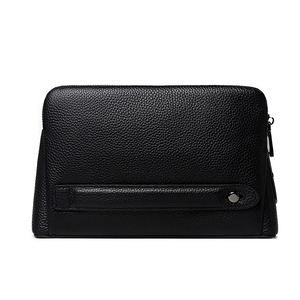 Bolso suave Oxford antirrobo con cierre de huella dactilar de estilo clásico, impermeable para hombre, monederos y bolsos de cuero para oficina, maletín - Product Image 3