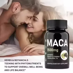 Capsules de suppléments naturels à base d'extrait de Maca, améliorent l'énergie, la résistance et le désir masculins, stimulant puissant pour une érection durable - Product Image 3