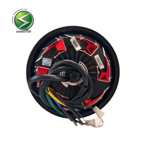 Moteur de moyeu de roue BLDC sans balais à double capteur de position QSMOTOR 12 pouces 5000W 45H pour scooter et moto QSMOTOR 12 pouces 5000W 45H QSMOTOR 12 pouces - Product Image 1