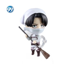 Attack on Titan Levi Cleanup Capitán Q Versión Nendoroided Movable Face Change Doll Ornament 417 - Product Image 5