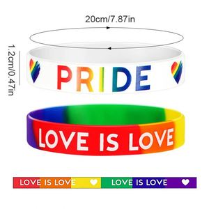 Bracelet en silicone imperméable de marque sportive tendance, style art populaire, avec lettrage gravé, remplissage coloré, bracelet promotionnel personnalisé imprimé - Product Image 3