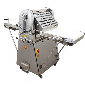 Machine à étaler la pâte à croissants industrielle mini, épaisseur réglable, pour <span class=keywords><strong>pâtisserie</strong></span> feuilletée, baklava turc et pain pita - Product Image 6
