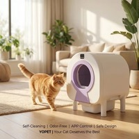 Litière Intelligente Électrique pour Chats avec Fonction Désodorisante et Élimination des Odeurs, Idéale pour Plusieurs Chats - Vente en Gros Usine